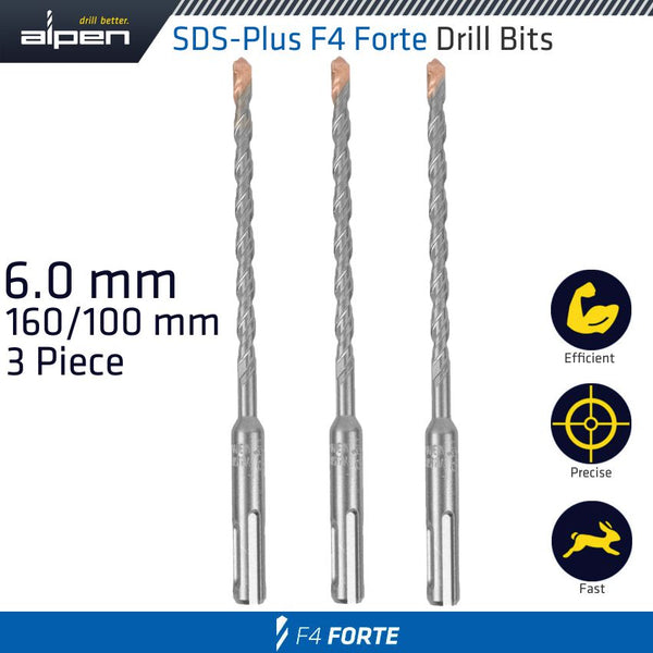 ALPEN Sds Plus Drill Hammer F4 Bit 160 X 100 6Mm - ALP817006661