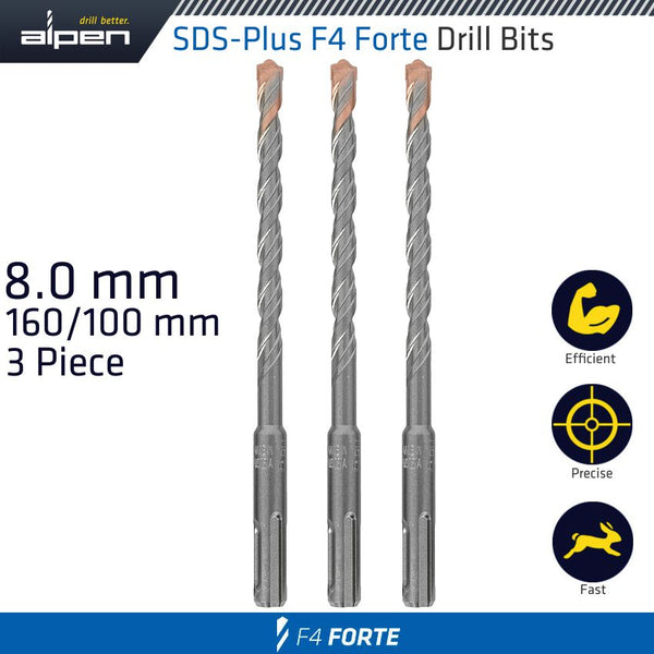 ALPEN Sds Plus Drill Hammer F4 Bit 160 X 100 6.5Mm - ALP817008881