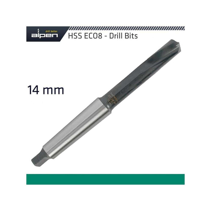 Alpen HSS ECO8 Drill Bit 14mm - High-Speed Steel Metal Drill for Hardox Steel - View Now!