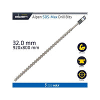 SDS MAX DRILL BIT 920X800 32MM