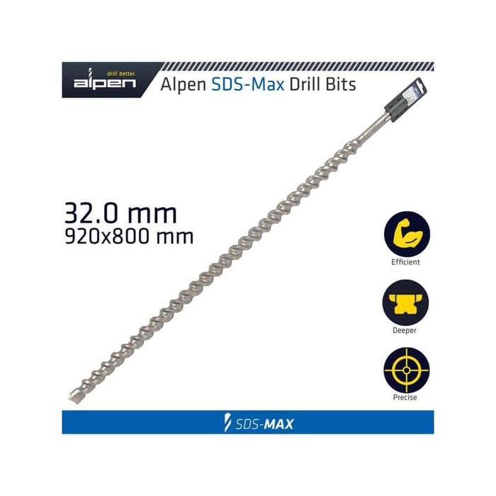 SDS MAX DRILL BIT 920X800 32MM
