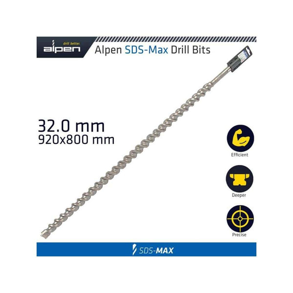 SDS MAX DRILL BIT 920X800 32MM