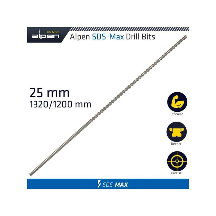 ALPEN SDS MAX DRILL 1320X1200X25MM