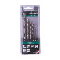 Alpen Hss Pro Drill Bit Set 6 Piece 2 8 Mm 111806100 Alp Pro Tm6