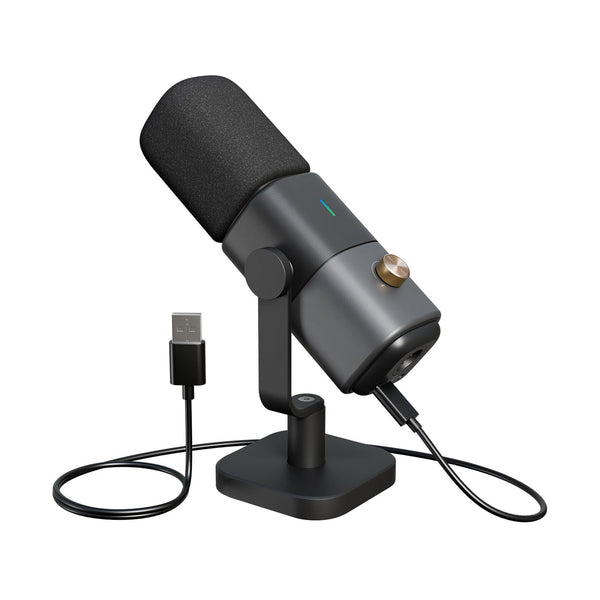 NEARSTREAM PODCAST & STREAMING DYNAMIC MICROPHONE WITH DESK STAND,AW-AM15X