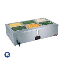 BAIN MARIE TABLE TOP - 1/2/3 DIVISION - ELEMENT (NEW) - XBMA1001