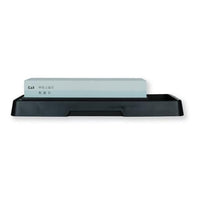 KAI Whetstone: 400/1000 Grit Combination Knife Sharpening Stone with Rubber Tray - Coarse & Fine Sharpening for Kitchen Knives