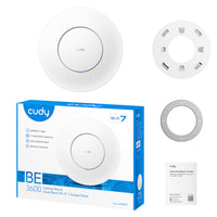 Cudy BE3600 2.5G Dual Band WiFi7 Ceiling Access Point-AP3600
