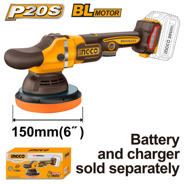 INGCO 20V ANGLE POLISHER 150MM