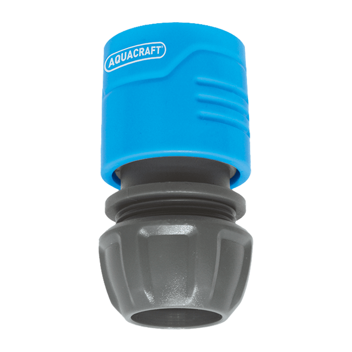 Aquacraft hose connector 5/8-3/4 inch. Standard plastic garden hose fitting for garden irrigation. Buy online!