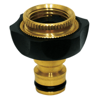 Aqua Fitt Brass Tap Adaptor (1/2 3/4) Aq660410