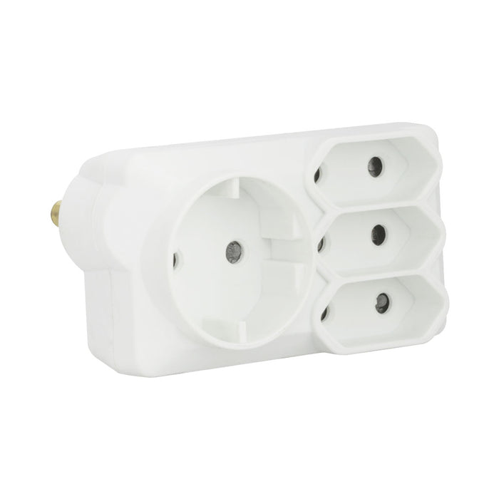 3X 6A (2-PRONG), 1X 10A (SHUKO) TO SA ADAPTER - PWR-ADA-3X6-1X10A-LQ