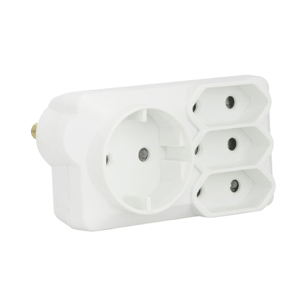 3X 6A (2-PRONG), 1X 10A (SHUKO) TO SA ADAPTER - PWR-ADA-3X6-1X10A-LQ