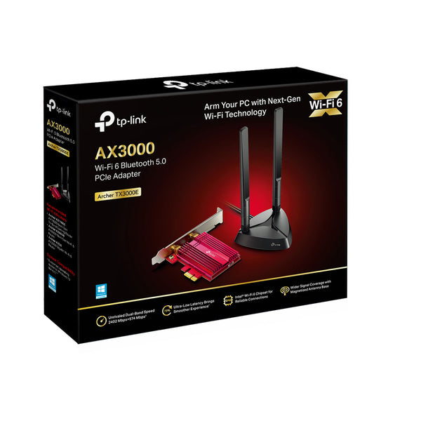 TP-LINK AX3000 WI-FI 6 BLUETOOTH 5.0 PCI EXPRESS - NET-ARCHER-TX3000E