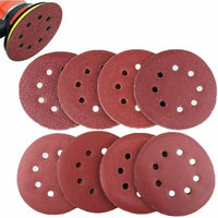JAX Accessories Sandpaper 125Mm ? 80 Grit, 120 Grit, 180 Grit, 240 Grit - AS1258080120