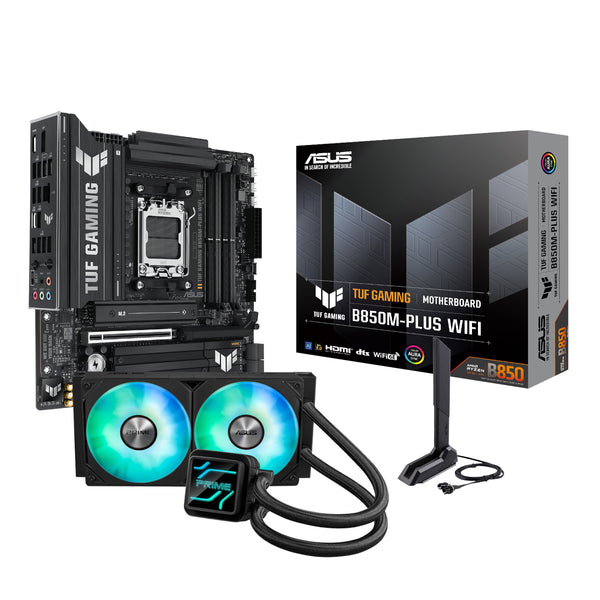 Asus TUF Gaming B850M-PLUS WIFI and Asus Prime LC 240 ARGB Liquid CPU Cooler Bundle-ASUS_CC_BUN_1