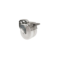 Braked Swivel Twin Wheel Castor, 50mm Polypropylene Wheel - Buy Online at chavda.com