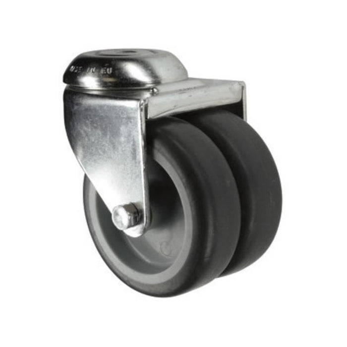 Atlas Workholders SWIVEL BOLT HOLE 50mmTWIN RUBBER TYRE
