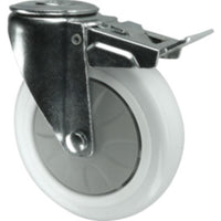 Atlas Workholders BRAKED SWIVEL BOLT HOLE 125mmNYLON