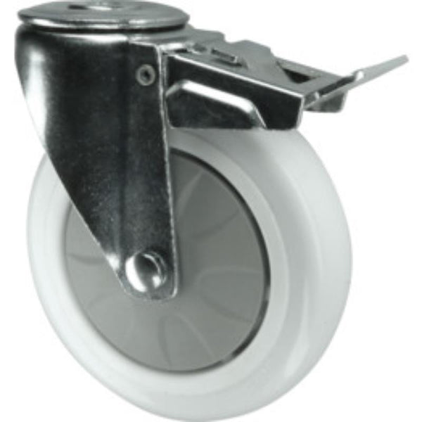 Atlas Workholders BRAKED SWIVEL BOLT HOLE 125mmNYLON