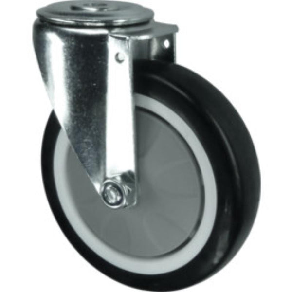Atlas Workholders SWIVEL BOLT HOLE 125mmPOLYURETHANE TYRE