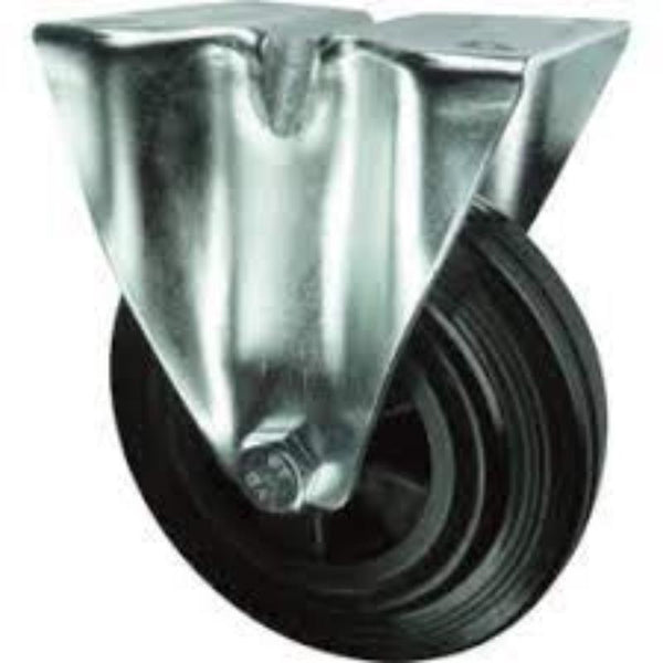 Atlas Workholders FIXED PLATE 125mm RUBBERTYRE; POLY' CENTRE