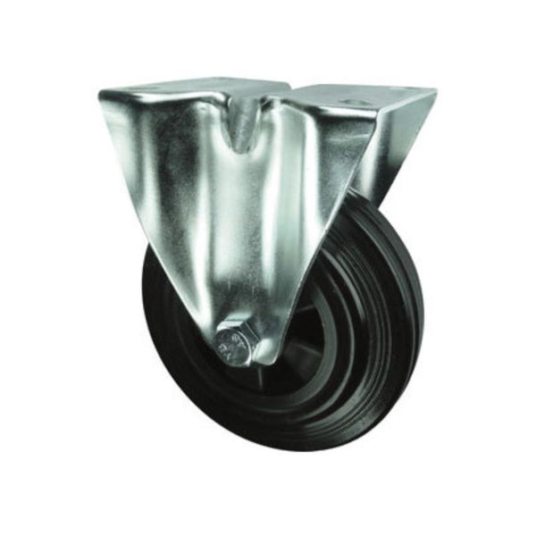 Atlas Workholders FIXED PLATE 160mm RUBBERTYRE; POLY' CENTRE
