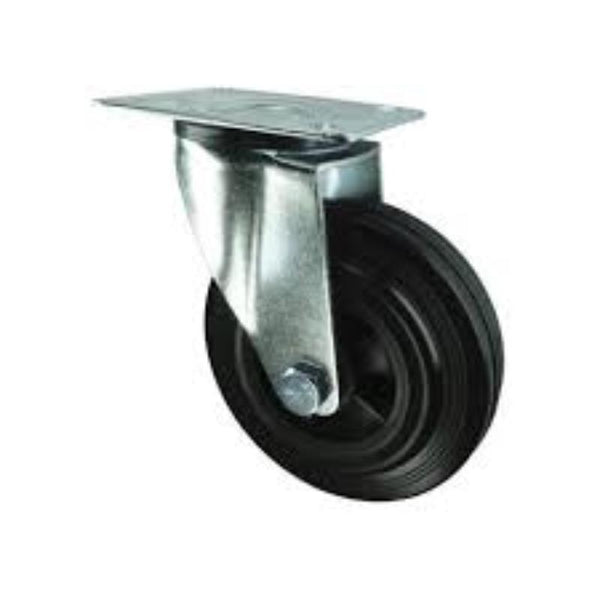 Atlas Workholders SWIVEL PLATE 100mm RUBBERTYRE; POLY' CENTRE