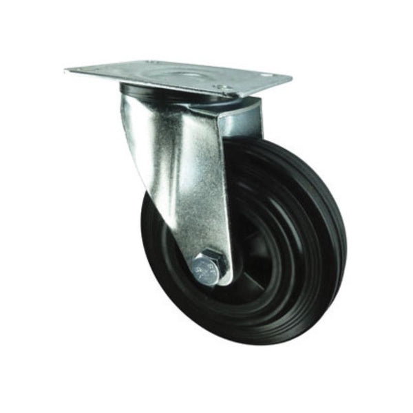 Atlas Workholders SWIVEL PLATE 200mm RUBBERTYRE; POLY' CENTRE