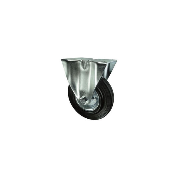 Atlas Workholders FIXED PLATE 200mm RUBBERTYRE; STEEL CENTRE