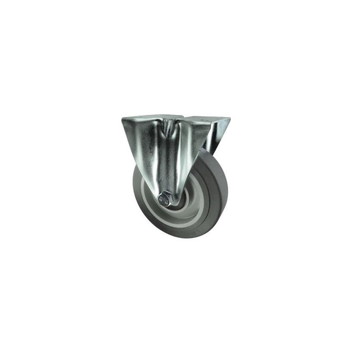 Atlas Workholders FIXED PLATE 160mm GREY RUBBERTYRE