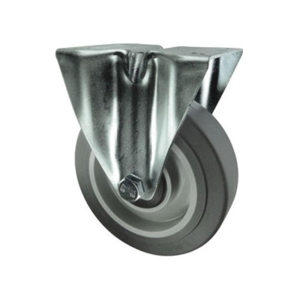 Atlas Workholders FIXED PLATE 200mm GREY RUBBERTYRE