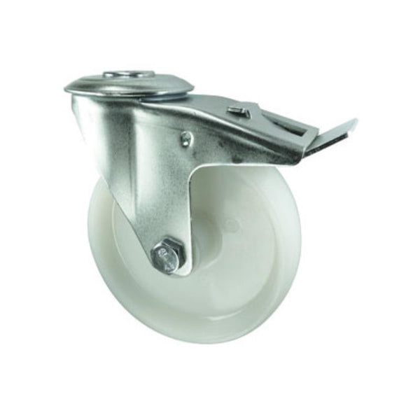 Atlas Workholders BRAKED SWIVEL BOLT HOLE 80mmNYLON