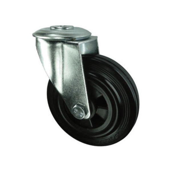 Atlas Workholders SWIVEL BOLT HOLE 125mmRUBBER TYRE; POLY' CENTRE