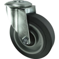 Atlas Workholders SWIVEL BOLT HOLE 80mm GREY RUBBERTYRE