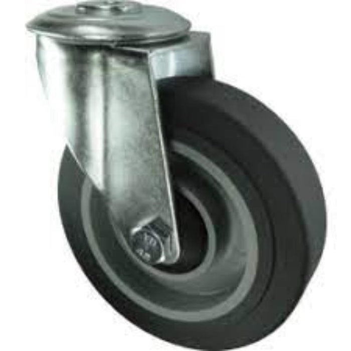 Atlas Workholders SWIVEL BOLT HOLE 125mm GREYRUBBER TYRE