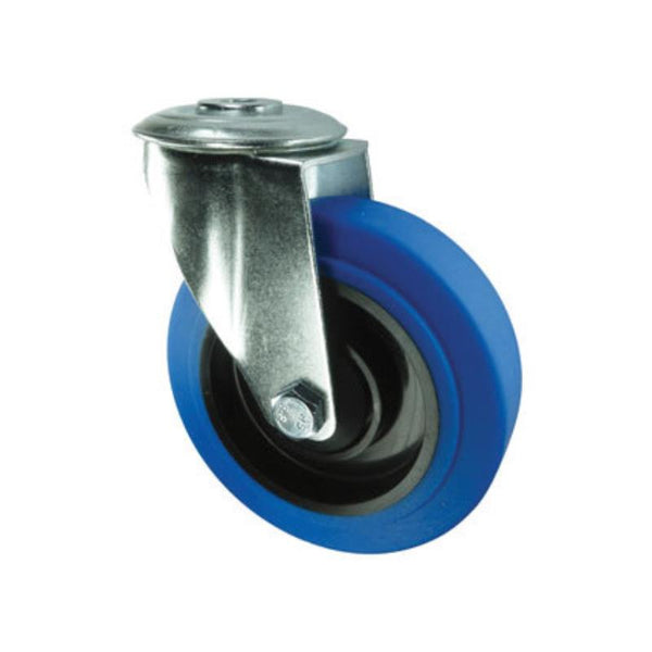 Atlas Workholders SWIVEL BOLT HOLE 100mm BLUERUBBER TYRE