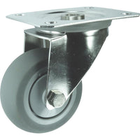 Atlas Workholders SS SWIVEL PLATE 125mm GREY RUBBERTYRE