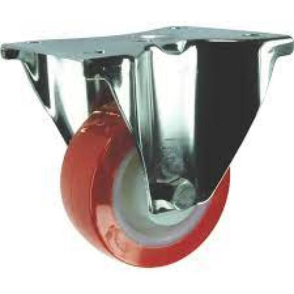 Atlas Workholders SS FIXED PLATE 100mm POLYURETHANETYRE