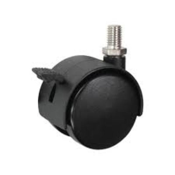 Atlas Workholders BRAKED SWIVEL THREADED TWIN 50mm NYLON
