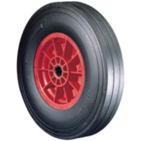 Atlas Workholders RUBBER TYRE POLYPROPYLENE CTR355mm-1"B WHEEL