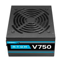 Antec ATOM V750 Non-Modular Black Power Supply Unit (PSU) - High Efficiency PC Power Supply