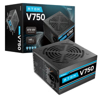 Antec ATOM V750 Non-Modular Black Power Supply Unit (PSU) - High Efficiency PC Power Supply