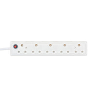 5-PORT DEDICATED WHITE MULTIPLUG 5X16A - PWR-MP-5P-D-WHITE