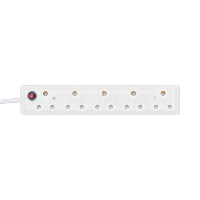 5-PORT DEDICATED WHITE MULTIPLUG 5X16A - PWR-MP-5P-D-WHITE