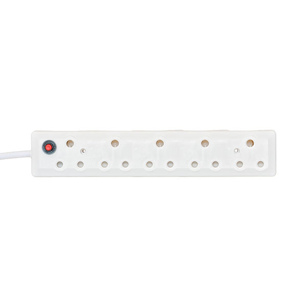 5-PORT DEDICATED WHITE MULTIPLUG 5X16A - PWR-MP-5P-D-WHITE