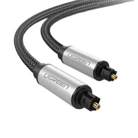 UGREEN AV108 Male to Male Toslink Optical Audio Cable 2m–Grey-AV108-10540