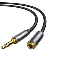 UGREEN AV118 3.5mm AUX Extension Cable 1m – Male to Female –(Black)-AV118-10592