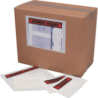 CROMWELL A4 Documents Enclosed Packing List Envelopes - 1000 Pack. Shipping Envelopes for Invoices, Packing Slips on Boxes.