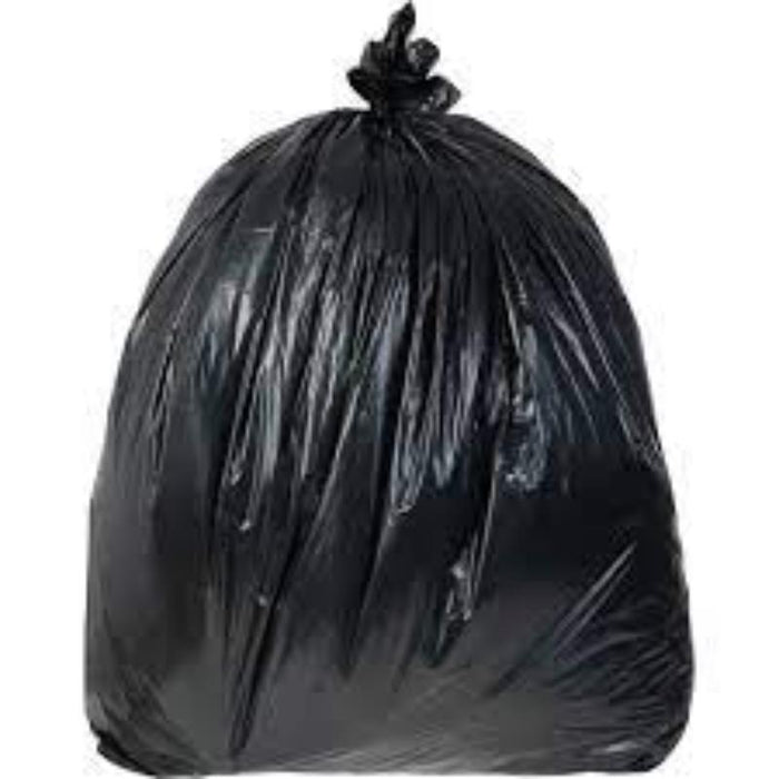 CROMWELL 240L Wheelie Bin Liner (30x45x54). Heavy Duty Black Garbage Bag - Pack of 100